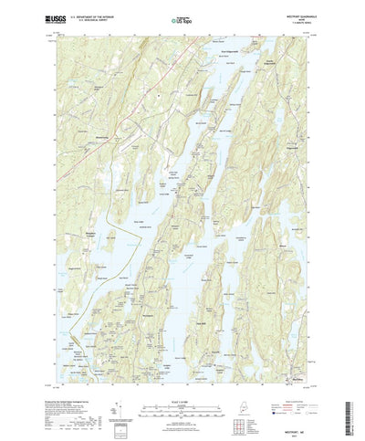 United States Geological Survey Westport, ME (2021, 24000-Scale) digital map