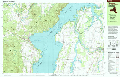 United States Geological Survey Westport, VT-NY (1999, 25000-Scale) digital map