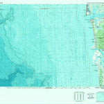 United States Geological Survey Westport, WA (1989, 100000-Scale) digital map