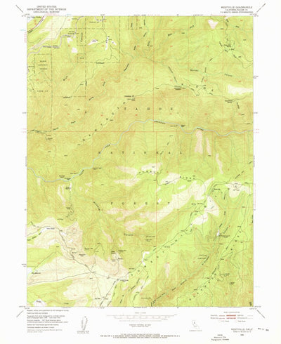 United States Geological Survey Westville, CA (1952, 24000-Scale) digital map