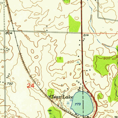 United States Geological Survey Westville, IN (1953, 24000-Scale) digital map