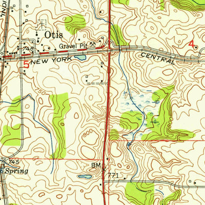 United States Geological Survey Westville, IN (1953, 24000-Scale) digital map
