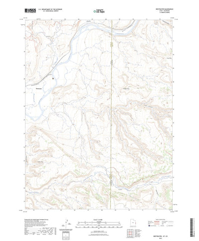 United States Geological Survey Westwater, UT (2023, 24000-Scale) digital map