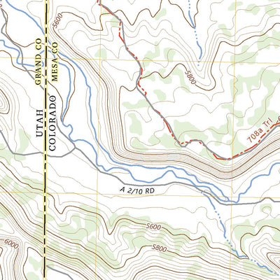 United States Geological Survey Westwater, UT (2023, 24000-Scale) digital map