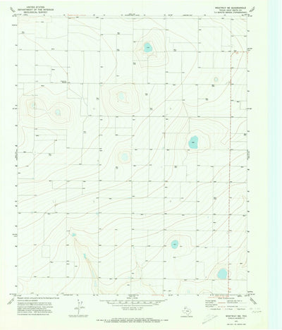 United States Geological Survey Westway NE, TX (1971, 24000-Scale) digital map