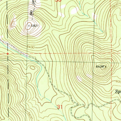 United States Geological Survey Westwood East, CA (1980, 24000-Scale) digital map