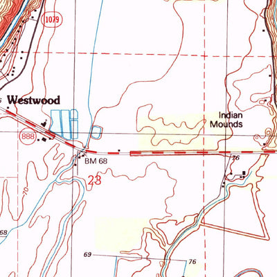 United States Geological Survey Westwood, LA (1998, 24000-Scale) digital map