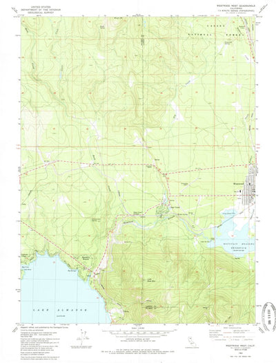 United States Geological Survey Westwood West, CA (1980, 24000-Scale) digital map