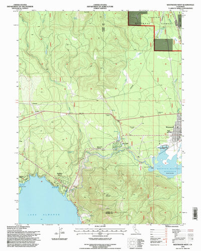 United States Geological Survey Westwood West, CA (1995, 24000-Scale) digital map