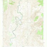 United States Geological Survey Wet Bottom Mesa, AZ (1967, 24000-Scale) digital map