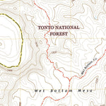 United States Geological Survey Wet Bottom Mesa, AZ (2021, 24000-Scale) digital map