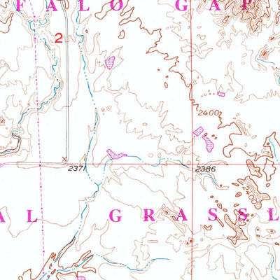 United States Geological Survey Weta, SD (1950, 24000-Scale) digital map