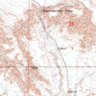 United States Geological Survey Weta, SD (1950, 24000-Scale) digital map