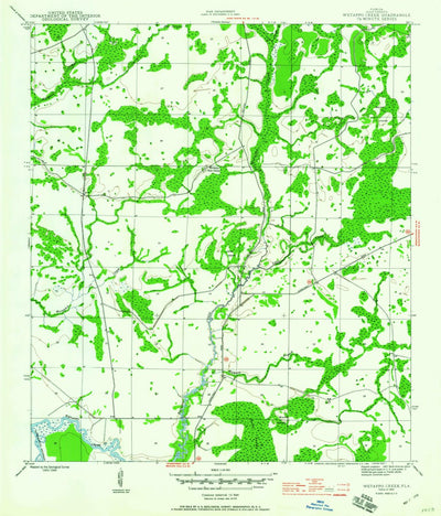 United States Geological Survey Wetappo Creek, FL (1945, 24000-Scale) digital map