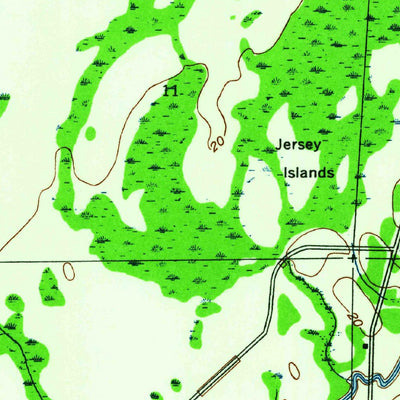 United States Geological Survey Wetappo Creek, FL (1945, 24000-Scale) digital map
