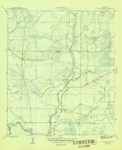 United States Geological Survey Wetappo Creek, FL (1945, 31680-Scale) digital map