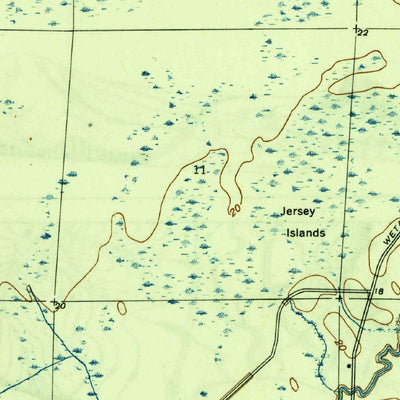 United States Geological Survey Wetappo Creek, FL (1945, 31680-Scale) digital map