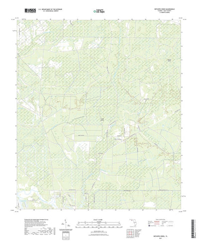 United States Geological Survey Wetappo Creek, FL (2021, 24000-Scale) digital map