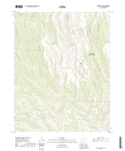 United States Geological Survey Wetherill Mesa, CO (2022, 24000-Scale) digital map