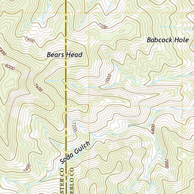 United States Geological Survey Wetmore, CO (2022, 24000-Scale) digital map