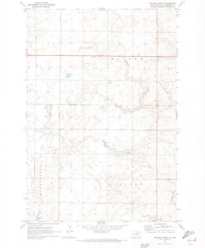 United States Geological Survey Wetonka North, SD (1970, 24000-Scale) digital map