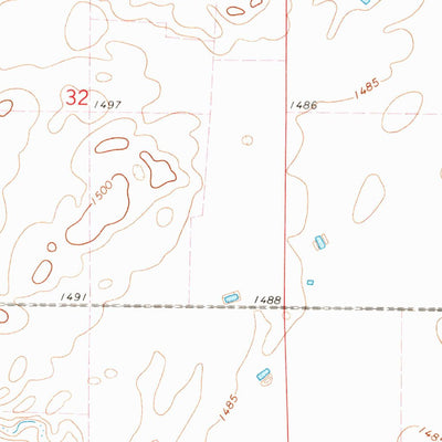 United States Geological Survey Wetonka North, SD (1970, 24000-Scale) digital map