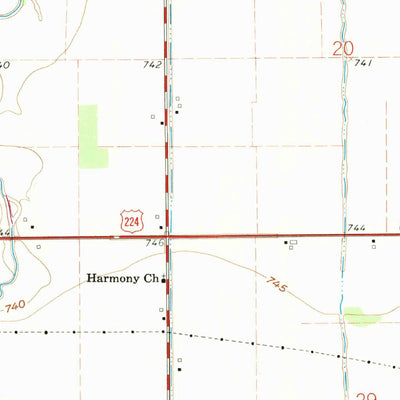 United States Geological Survey Wetsel, OH (1960, 24000-Scale) digital map