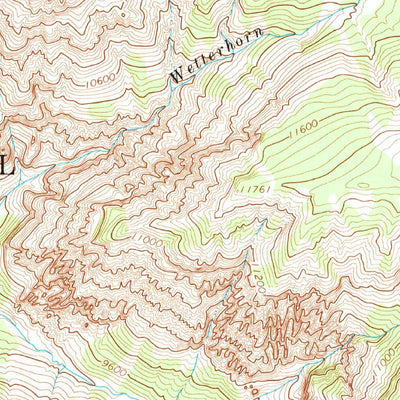 United States Geological Survey Wetterhorn Peak, CO (1963, 24000-Scale) digital map