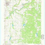 United States Geological Survey Wetumka, OK (1971, 24000-Scale) digital map