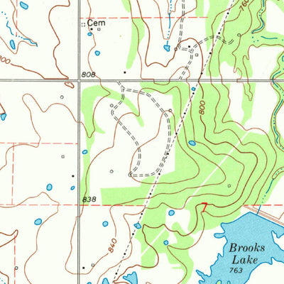 United States Geological Survey Wetumka, OK (1971, 24000-Scale) digital map