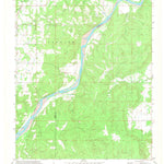 United States Geological Survey Wetumka SE, OK (1971, 24000-Scale) digital map