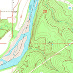 United States Geological Survey Wetumka SE, OK (1971, 24000-Scale) digital map
