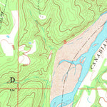 United States Geological Survey Wetumka SE, OK (1971, 24000-Scale) digital map