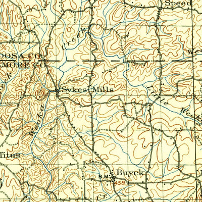 United States Geological Survey Wetumpka, AL (1901, 125000-Scale) digital map