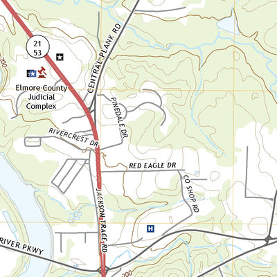 United States Geological Survey Wetumpka, AL (2020, 24000-Scale) digital map
