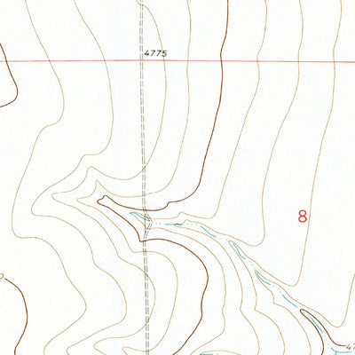 United States Geological Survey Wetzel Creek, CO (1973, 24000-Scale) digital map
