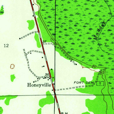 United States Geological Survey Wewahitchka, FL (1945, 24000-Scale) digital map
