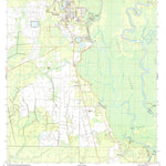United States Geological Survey Wewahitchka, FL (1990, 24000-Scale) digital map