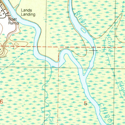 United States Geological Survey Wewahitchka, FL (1990, 24000-Scale) digital map