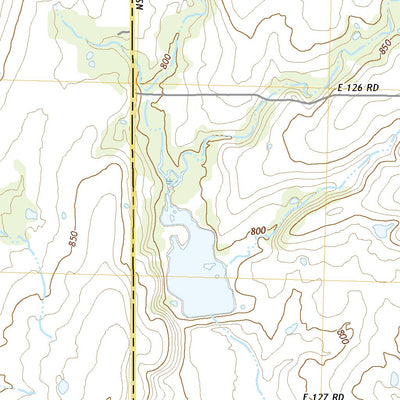 United States Geological Survey Wewoka East, OK (2022, 24000-Scale) digital map