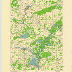 United States Geological Survey Weyauwega, WI (1956, 48000-Scale) digital map