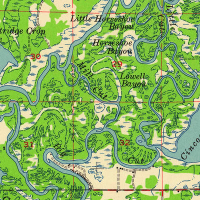 United States Geological Survey Weyauwega, WI (1956, 48000-Scale) digital map