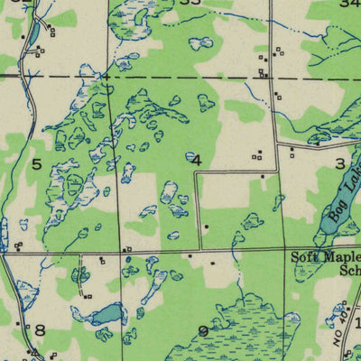 United States Geological Survey Weyerhaeuser, WI (1948, 48000-Scale) digital map