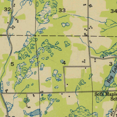 United States Geological Survey Weyerhaeuser, WI (1950, 48000-Scale) digital map