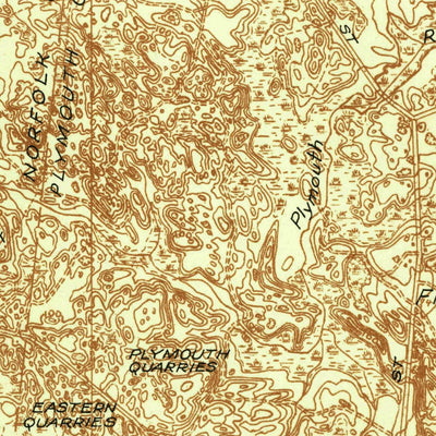 United States Geological Survey Weymouth, MA (1936, 24000-Scale) digital map