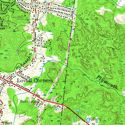 United States Geological Survey Weymouth, MA (1958, 24000-Scale) digital map