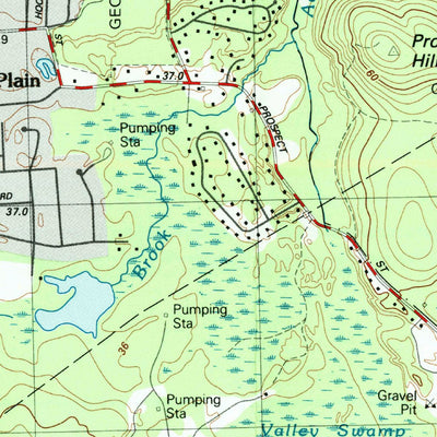 United States Geological Survey Weymouth, MA (1984, 25000-Scale) digital map