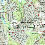 United States Geological Survey Weymouth, MA (1984, 25000-Scale) digital map