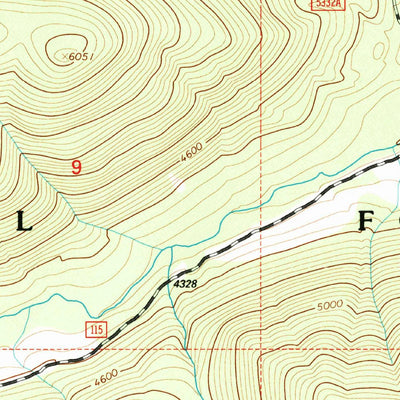 United States Geological Survey Whale Buttes, MT (1994, 24000-Scale) digital map