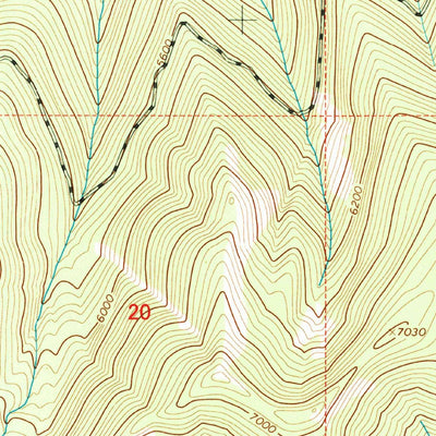 United States Geological Survey Whale Buttes, MT (1994, 24000-Scale) digital map